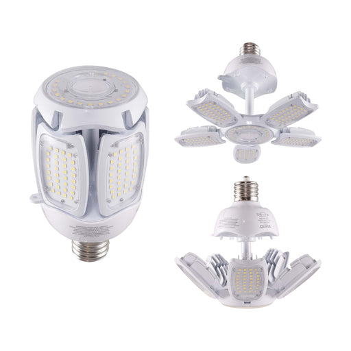 75W/LED/HID/MB-G3/50K/100-277V , Lamps , SATCO, Clear,Corncob,HID Replacements,LED,LED HID,Mogul Extended,Natural Light