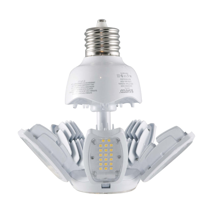 40W/LED/HID/MB-G3/27K/100-277V , Lamps , SATCO, Clear,Corncob,HID Replacements,LED,LED HID,Mogul Extended,Warm White