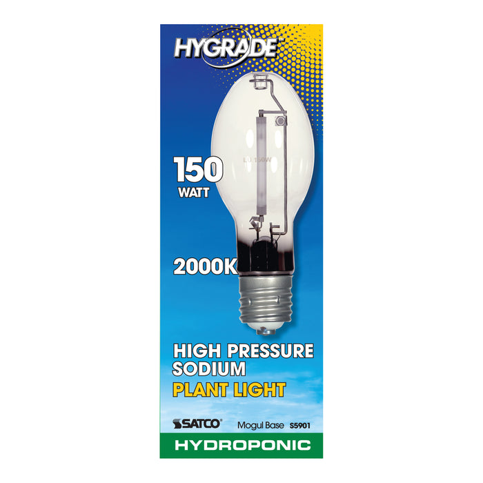 LU150/ED23.5/HO , Lamps , HyGrade, Clear,ET23.5,HID,High Pressure Sodium,Mogul