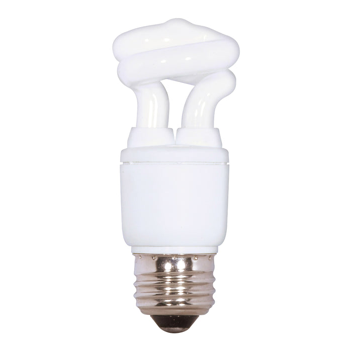 5T2/E26/4100K/120V/1PK , Lamps , SATCO, Compact Fluorescent,Cool White,Medium,Spiral,Spirals CFL,T2,White