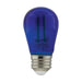 1W/LED/S14/BLUE/120V/ND/4PK , Lamps , SATCO, LED,LED Filament,Medium,S14,Transparent Blue
