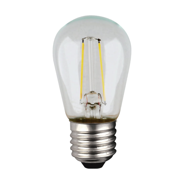1W/LED/S14/CL/822/120V/ND/4PK , Lamps , SATCO, Clear,LED,LED Filament,Medium,S14,String Light,Warm White