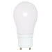 15A19/GU24/2700K/120V/1PK , Lamps , SATCO, A19,Bi Pin GU24,Compact Fluorescent,Type A,Warm White,White