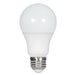 15.5A19/LED/30K/ND/120V/4PK , Lamps , SATCO, A19,Frost,LED,Medium,Type A,Warm White
