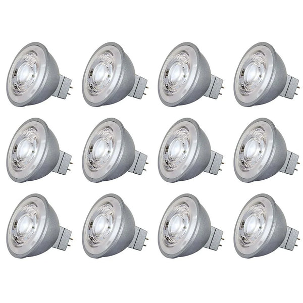 SATCO 8W - LED MR16 - 2700K - 40 deg. beam spread - GU5.3 base - 12V AC ...