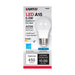 5.5A15/LED/5000K/120V , Lamps , SATCO, A15,Frost,LED,Medium,Natural Light,Type A