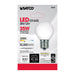 1.0W S11/WH/LED/E17/120V/CD , Lamps , SATCO, Coated White,Intermediate,LED,S11,Sign,Sign & Indicator,Warm White