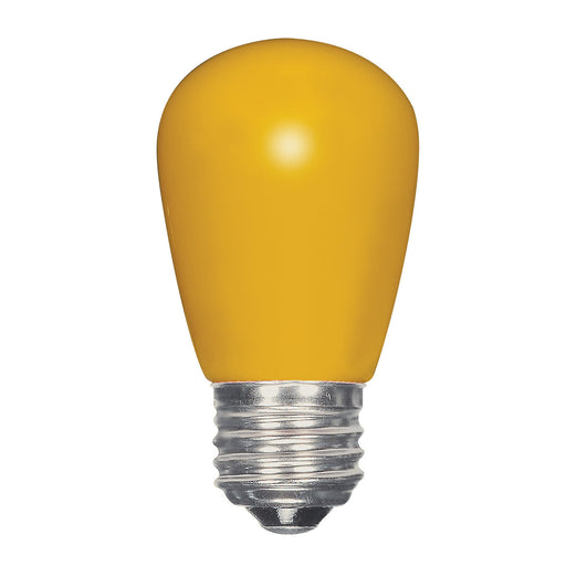 1.4W S14/Y/LED/120V/CD , Lamps , SATCO, Ceramic Yellow,LED,Medium,S14,Sign,Sign & Indicator