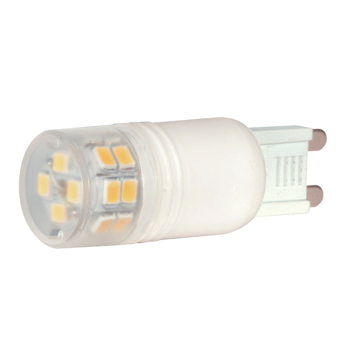 LED 3.0W G9 220L 5000K DIM , Lamps , SATCO, Clear,G9 Double Loop,LED,Mini and Pin-Based LED,Miniature,Natural Light,T4