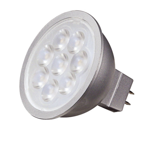 6.5MR16/LED/25'/30K/12V , Lamps , SATCO, Bi Pin GU5.3,Gray,LED,MR,MR LED,MR16,Warm White