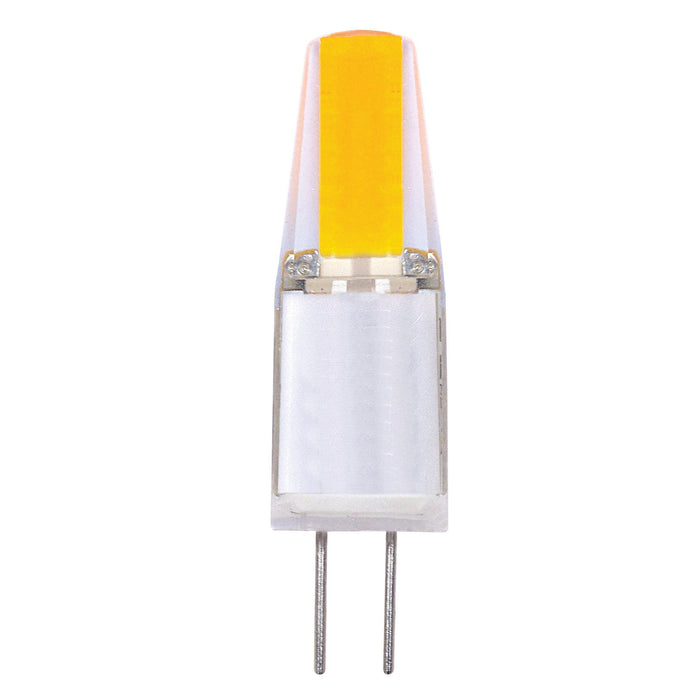LED 1.6W JC/G4 12V 5000K 200L , Lamps , SATCO, Bi Pin G4,Clear,LED,Mini and Pin-Based LED,Miniature,Natural Light,T3