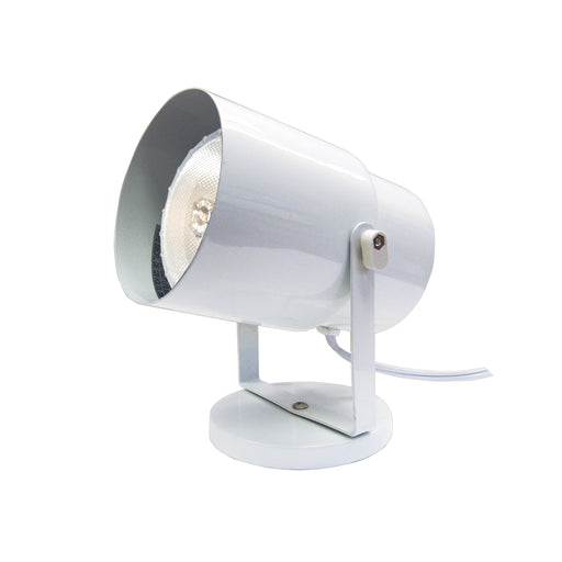 WHITE PLANT OR PIN UP LAMP , Fixtures , SATCO, Incandescent,Medium,Plant Lamp,Portable,R30,Small Fixture