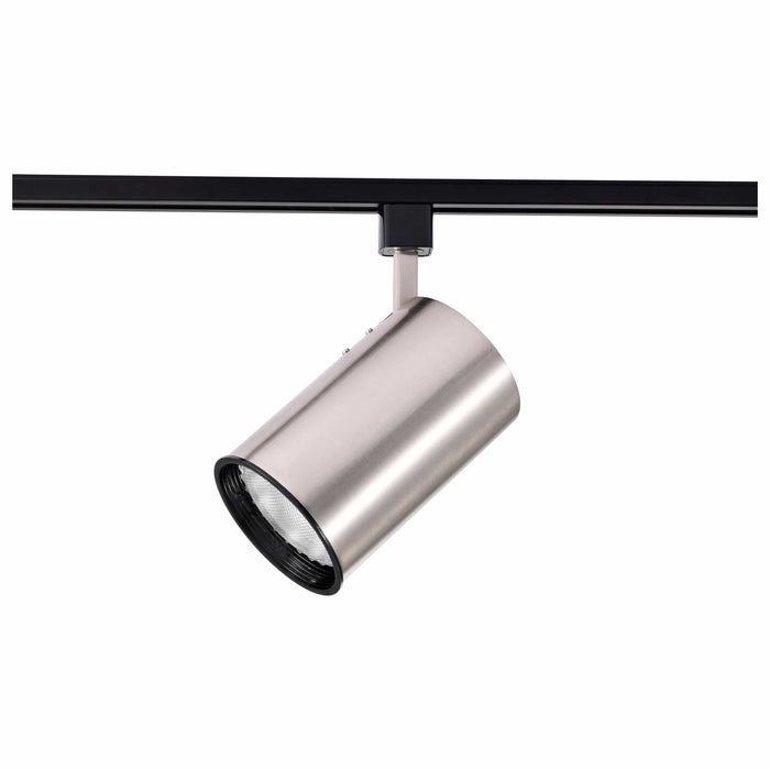 BRSHED NICKEL R30 STRAIGHT CYL , Fixtures , NUVO, Incandescent,Medium,R30,Track,Track Head,Track Lighting