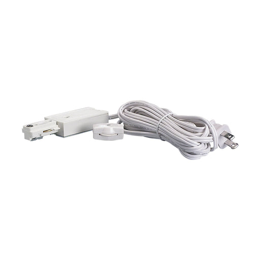 WHITE LIVE END CORD KIT , Components , NUVO, Track Lighting,Track Part