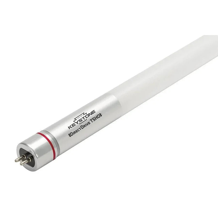 Keystone 25W LED T5 HO Tube, Shatter-Proof Coated Glass, 120-277V Input ...