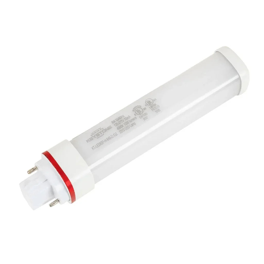 Keystone 8W LED 2-pin Compact Lamp, Horizontal Orientation. 120-277V ...